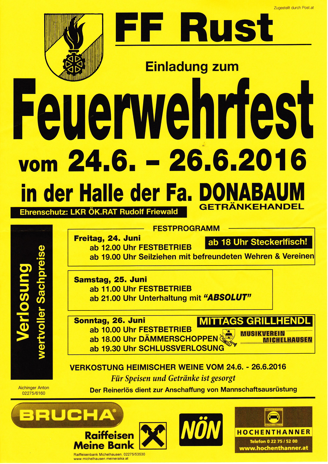 Einladung zum FF-Fest 2016
