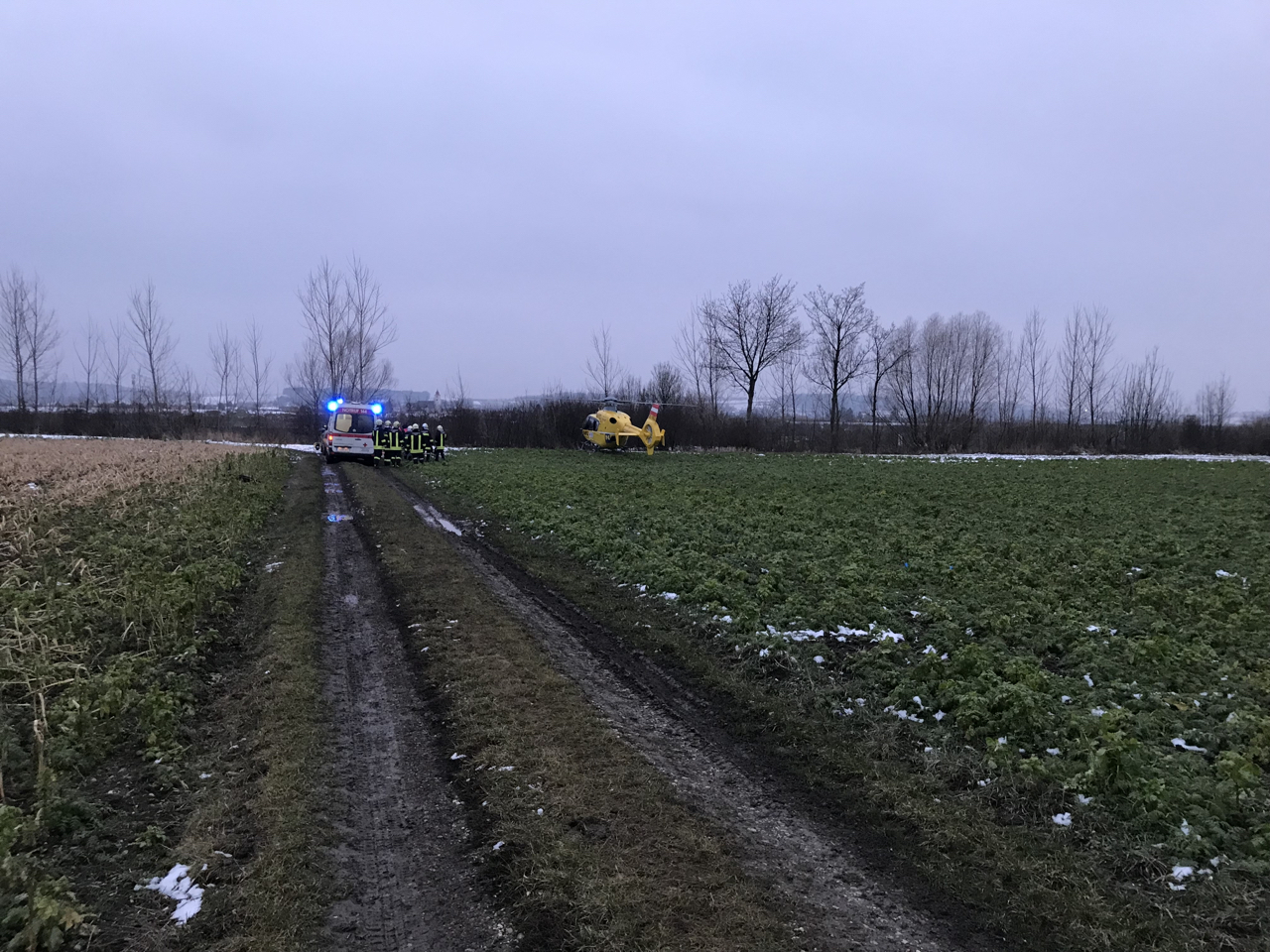 Technische Hilfeleistung – RTW blieb stecken