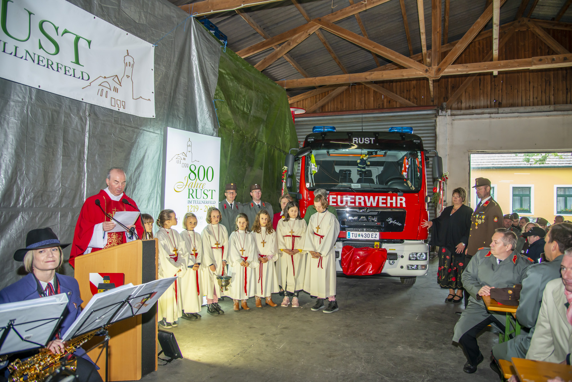 135-Jahre FF-Rust inkl. Fahrzeugsegnung