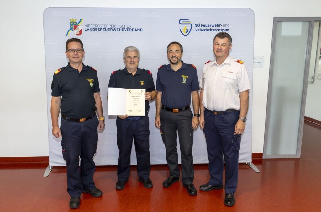 Wir gratulieren unserem Ausbilder Walter Herman zur bestandenen Ausbildung ASM20